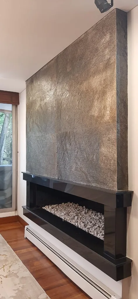 Chimenea Steel Grey Silver Shine Gold (15)