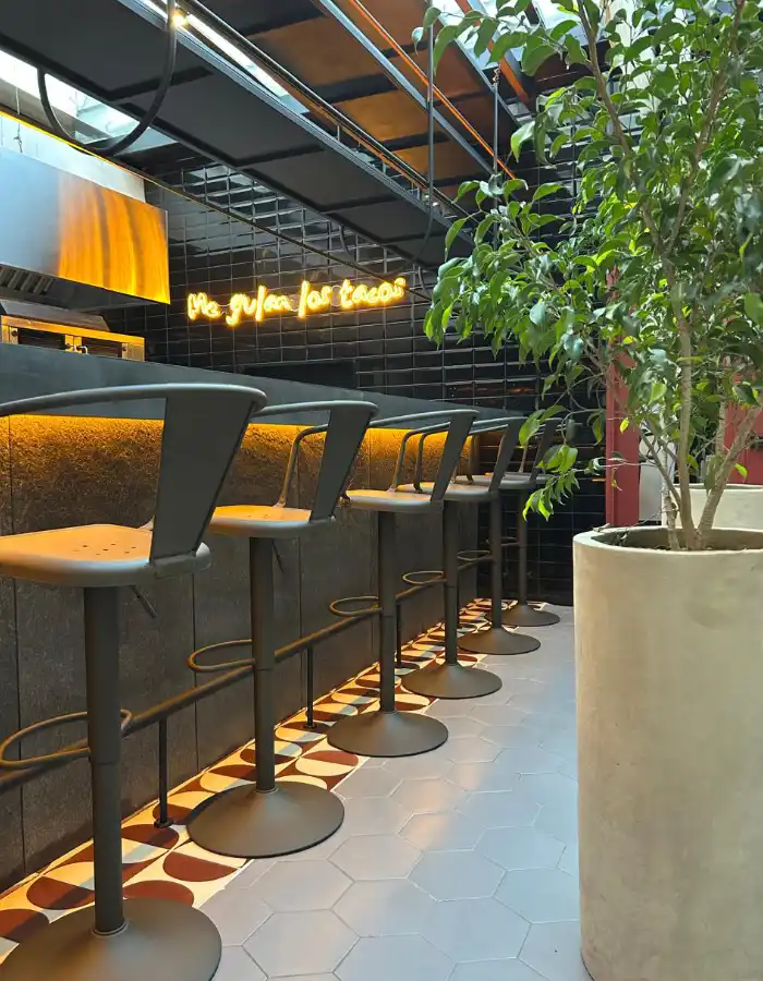 Restaurante Steel grey-concreto gris